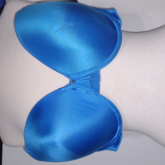 🫶FREDERICKS OF HOLLYWOOD Exxtreme Boost Bra in Limages Blue - Picture 8 of 14